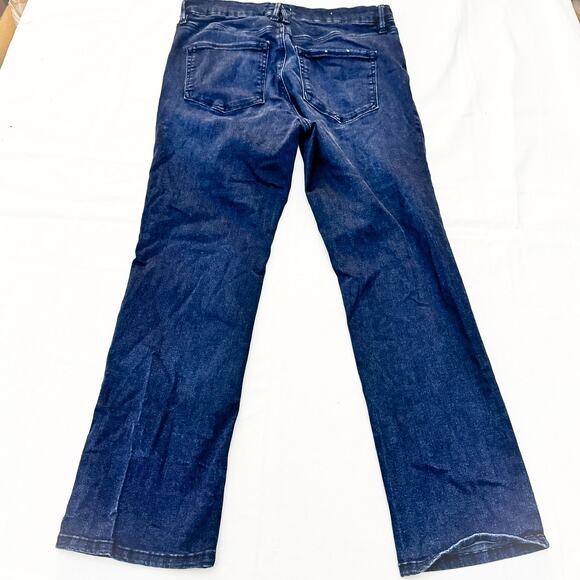 Good American Good Legs Dark Wash Denim Skinny Jeans Size 12 / 31 - Picture 3 of 8